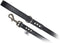 BUDDY BELT All Pebble Grain Leather Leash, Black - Premium Edition (1/2" x 4')