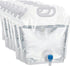 WMXWAN With Spigot & Top Fill Cap, 6 Pack 1.3 Gal (5L) Collapsible