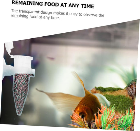 Yardwe 6pcs Brine Shrimp Feeder - Reusable Automatic Fish Tank Accessory with Cups