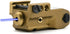 HiLight SS10B Blue Laser Tactical Sight for Pistols, Low Profile Military Grade Anodized Aluminum Body TAN, Micro USB