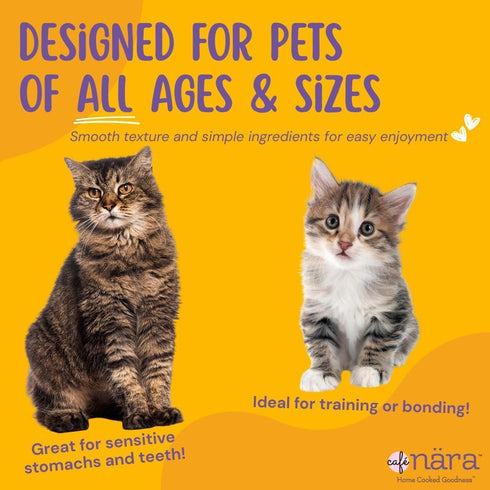 Pack 6 Caf Nara Tuna Flavored Lickable Treats for Cats