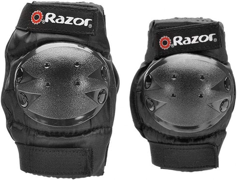 Set Elbow Set Razor Multi-Sport Protective Pad (Child) - Pads and Knee Pads for Kids - Easy to Wear with Hook and Loop