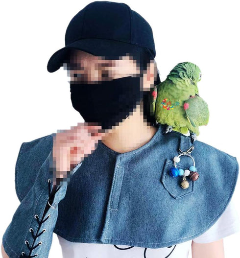 Bird Poop Shoulder Protector, Anti Scratching Shawl for Veterinarians, Pet Shop Employees, and Bird Handlers