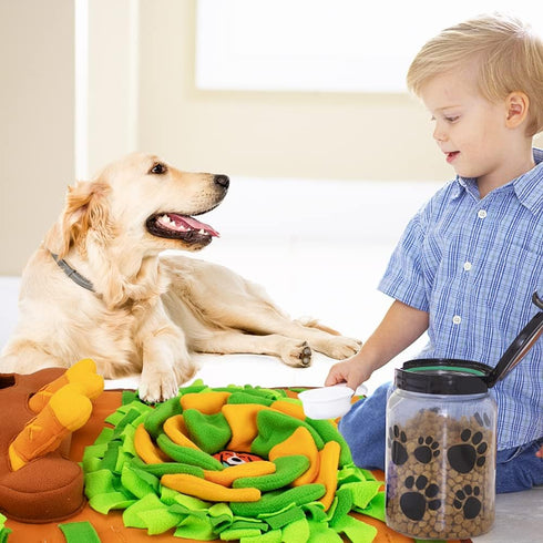 Snuffle Mat for Dogs, Enrichment Feeding Mat for Smell Training, Interactive Toy for Stress Relief and Mental