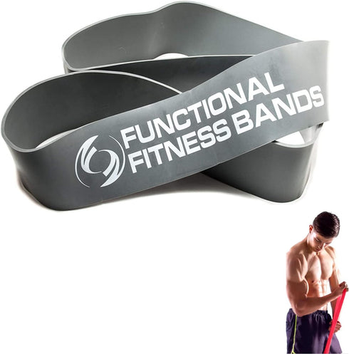 Heavy Duty Pull Up Assist Resistance Bands for Functional Fitness | Travel Friendly Exercise Bands