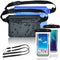 SITAKE 4 Pcs Waterproof Pouch Bags Set, 2 Waterproof Waist Pouch with Adjustable Waist Strap, 2 Waterproof Phone Cases