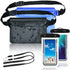 SITAKE 4 Pcs Waterproof Pouch Bags Set, 2 Waterproof Waist Pouch with Adjustable Waist Strap, 2 Waterproof Phone Cases