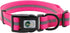 NIMBLE Waterproof Dog Collar Anti-Odor Durable Adjustable Polyester with Reflective Cloth Stripe (Large, Pink)