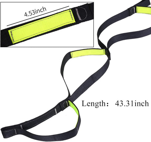 WILDKEN Adjustable Climbing Ascender Sling - Foot Loop Ascender Webbing Sling for Outdoor Mountaineering