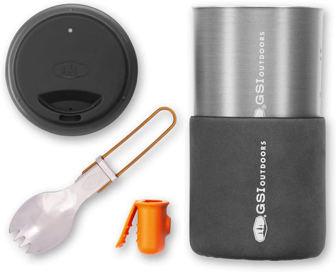 GSI Outdoors Halulite Minimalist Ultralight Cooking and Eating Set for Backpacking