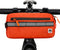 Waterproof Bike Bag, Front Handlebar Bag for Bicycles, Converts to Crossbody Bag (Orange)