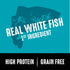 CRAVE High Protein Adult Dry Dog Food, Grain Free, White Fish & Salmon, 4 lb. Bag