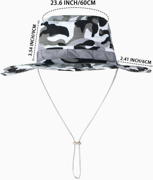 Sun Hats for Men Women Bucket Hat UPF 50+ UV Protection Boonie Hat for Fishing Hiking