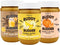 Pumpkin Pup + Ruff Ruff Raw + Barkin Banana Buddy BUDDER - 100% Natural Dog Peanut Butter Treats Set of 3