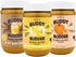Pumpkin Pup + Ruff Ruff Raw + Barkin Banana Buddy BUDDER - 100% Natural Dog Peanut Butter Treats Set of 3