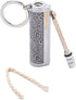 SURVIVE Permanent Match Metal, 2 Pack, Reusable Survival Fire Starter Lighter, Emergency Waterproof Keychain Kit.