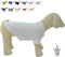 lovelonglong Basic Dog Polo Shirts, Premium Cotton Polo T-Shirts for Large Medium Small Dogs, White, XXXL