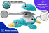 Generic Durable Duck Stuffed Animal - Plush Dog Toys for Aggressive Chewers - Tough Squeaky Puppy Teething Relief