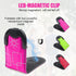 Flintronic Reflective Running Gear Set with Magnetic LED Clip Lights, Rechargeable Safety Lights for Night Running