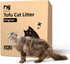 Cat Litter 24LB/4 Packs, Dust-Free Clumping Tofu Cat Litter, Quickly Absorb Odors, Pure Natural Cat Tofu Litter