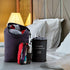 Nylon Stuff Sack Set, 5-Piece (1.4L/2.7L/3L/7.5L/15L) Drawstring Storage Sack for Travel Camping Backpacking, Assorted