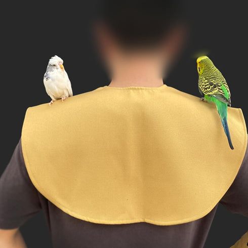 QBLEEV Parrot Anti-Scratch Shoulder Protector, Multi-Functional Pet Shoulder Pad Diaper Shawl for Small Medium Birds