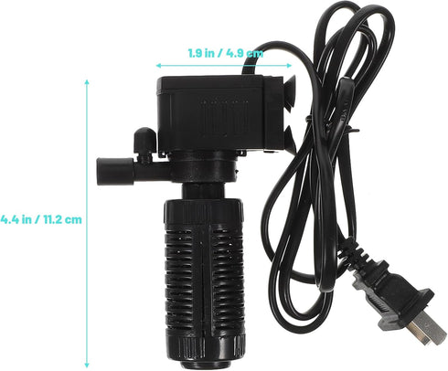 Balacoo Aquarium Filter Sponge Filter 5 Gallon Fish Tank Supplies Fish Tank Supply Aquarium Underwater Filter Household Cleaner 5 Gallon Tank Small Multipurpose Filter Pump Plastic Office