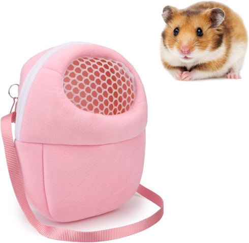 Hypeety Pet Carrier Bag, Portable Travel Backpack Sling Carrier for Small Pets, Pink