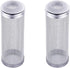 Quickun Stainless Steel Aquarium Flow Fish Filter Guard Net Shrimp Safe Inlet Inflow Protect Basket Mesh Media 12mm, 2Pcs