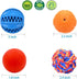 4 Pack Puppy Balls, Teething Ball for Small Dogs, Squeaky Rubber Ball, Puppy Chew Toys for Chewing