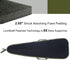 Shotgun Case Thick Padding, 52" Rifle Bag with Adjustable Carry Strap, Accessories Two Points