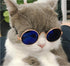 8 Pieces Pets Dog Cat Bowtie and Sunglasses, Adjustable Formal Necktie Collar for Small Dogs and Cats (Black/red +