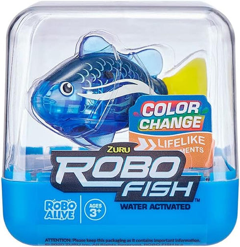 Robo Fish ZU7125 Single Fish (Random Model), White, 1 Pack