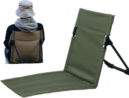 Generic Canoe Chair - Lightweight Beach Floor Chair, Folding Beach Chair | Outdoor Folding Beach Chairs, Camping Chair