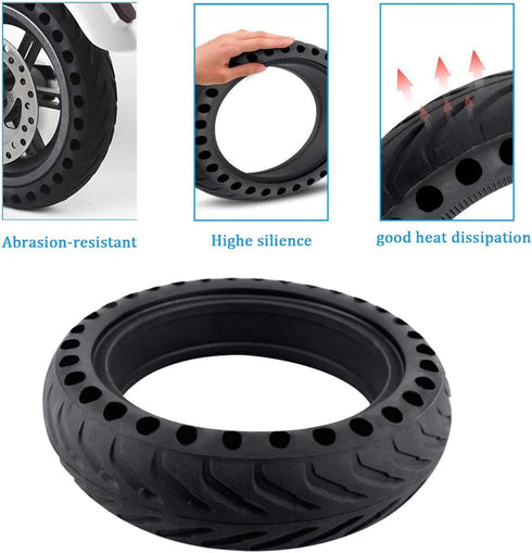 Solid Tires for Xiaomi m365 Electric Scooter, Gotrax GXL V2, 8.5 Inches Honeycomb Solid Tires for Front or Rear