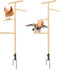 2 Pcs Extra Large Chicken Perch Toy for Coop 57" Wooden Chick