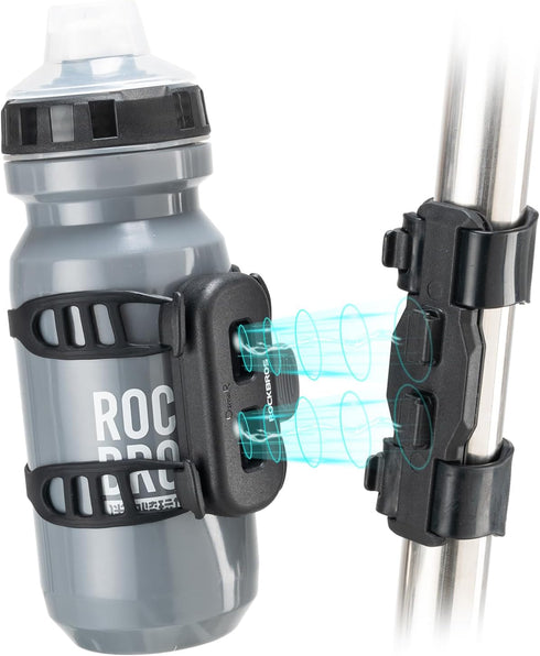 ROCKBROS Magnetic Strap Water Bottle Holder with Quick-Release Button for Road Bikes,