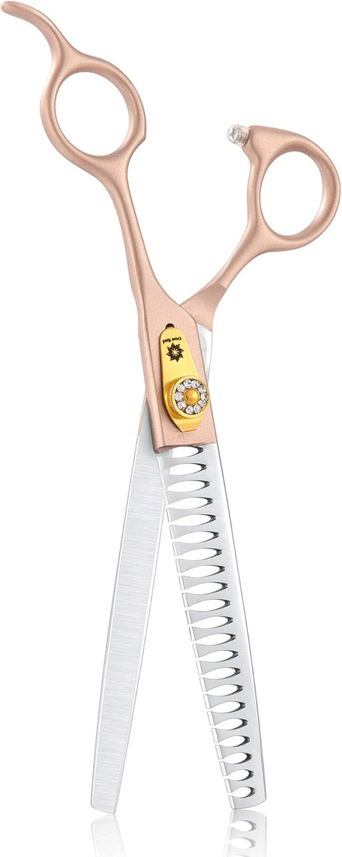 7 Inches Professional Pet Grooming Scissors, 440C Japanese Steel for Dogs, Cats, and More