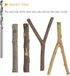 Bird Cage Feeder Stand Accessories, 16 Clamps, 8 Screws, 8 Bolts for Holding Water Food Cups