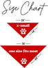 Service Dog Bandana (Red, OS 307) GB