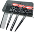 7.0 inches Set 4pcs 1 Set Professional Dog Grooming Scissors Straight & Curved & chunkers & comb in Left-handed