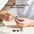 Oucscru Counting(Only 6-14#) Smart Ring for Women Men, Health Tracker with Heart Rate/Blood Oxygen/Blood Pressure/Sleep
