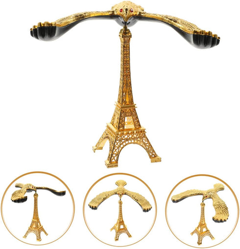 2pcs TOYANDONA Balance Desktop Ornament Zinc Decor Stable Structure for Office and Living Room Unique Balance Technique