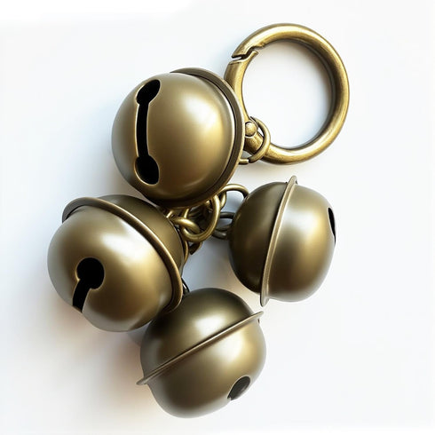 AYECEHI 2 8 Dog Collar Bell for Pet Tracking Strings in Pieces Pet Bells for Collar Loud Brass Cat Bells for Collar