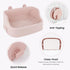 sturion Extra Large Rabbit Litter Box, Bunny Litter Box with Removable Top and Bottom, Corner Bunny Potty Training