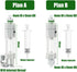 Easy Water Refill CO2 Bubble Counter with Check Valve for Planted Aquarium CO2 Regulator