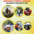 Rawyer Emergency Thermal Survival Blankets - Mylar Blankets for Outdoor, Camping, Hiking, Heavy Duty Survival Gear (10