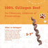 5" (8 Pack) Jack&Pup Spiral Beef Collagen Sticks for Dogs - Rawhide Free Dog Chews Long Lasting Collagen Chews for Dogs
