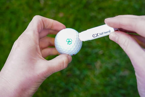 Golf Ball Stamp/Stamper, Ultra Quick Drying Ink Marker to Personalize Your Ball
