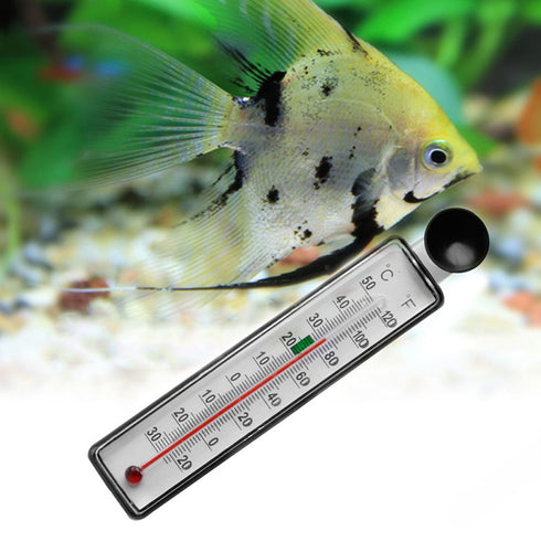 14.50x2.80x1cm Aquarium Digital Thermometer Fish for Submersible Thermometers Large Numbers No Messy ES Suck Inside